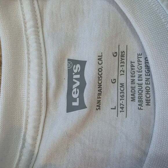 New Levi's The Original Camouflage Graphic Tee White Large - Picture 5 of 6